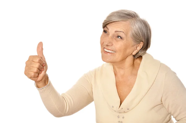 Lovely elderly woman — Stock Photo, Image