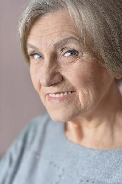 Egy idős asszony portréja — Stock Fotó