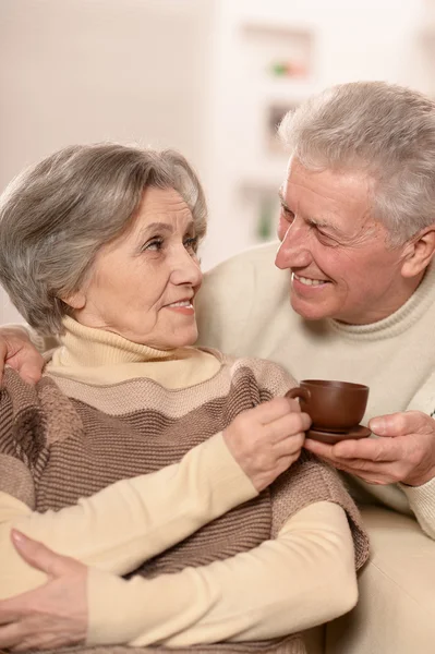 Hermosa pareja de ancianos —  Fotos de Stock