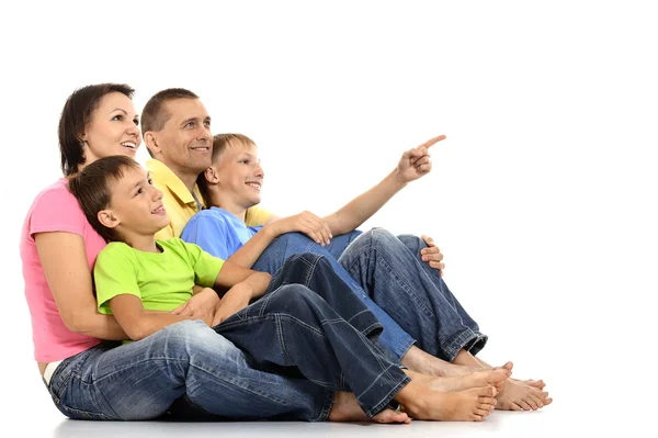 Familia feliz — Foto de Stock