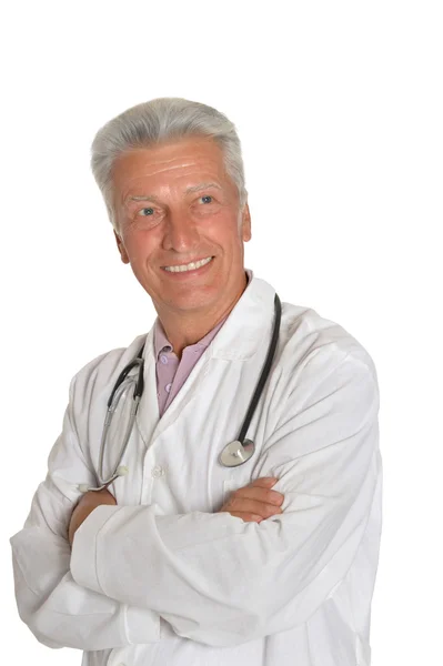 Doctor en blanco — Foto de Stock