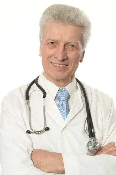 Doctor en blanco — Foto de Stock