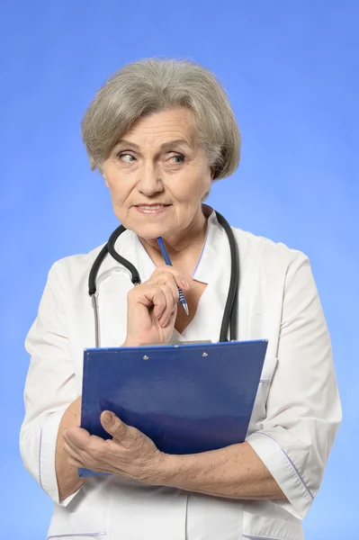 Retrato médico feliz — Fotografia de Stock