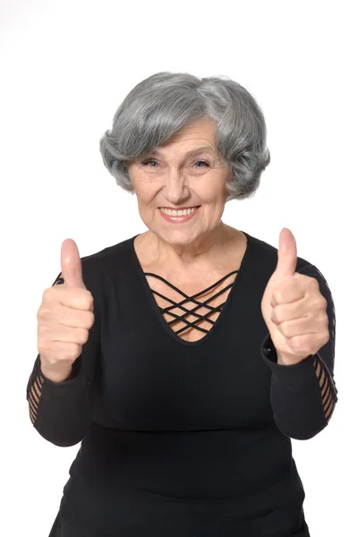 Beautiful old lady — Stock Photo, Image