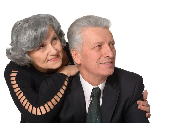 Retrato de una pareja de ancianos —  Fotos de Stock