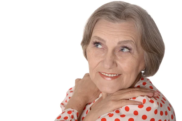 Elderly woman portrait — Stock Photo, Image