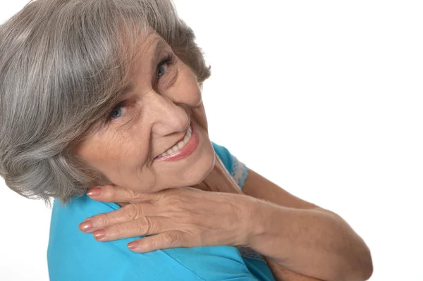 Elderly woman portrait — Stock Photo, Image