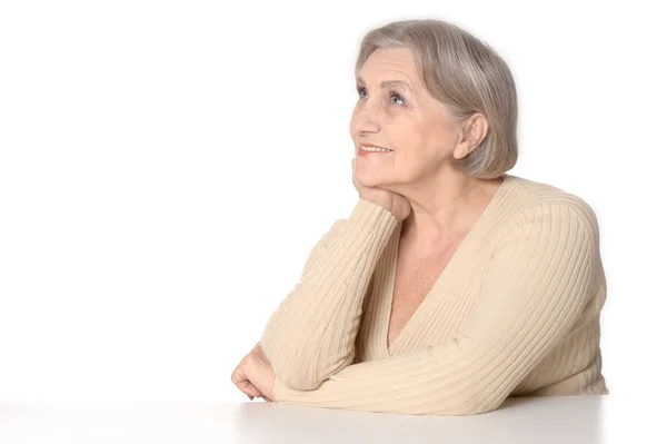 Elderly woman portrait — Stock Photo, Image