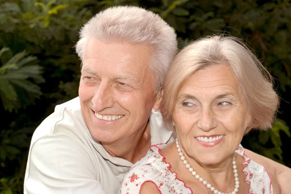 Happy elderly couple — Stock Photo, Image