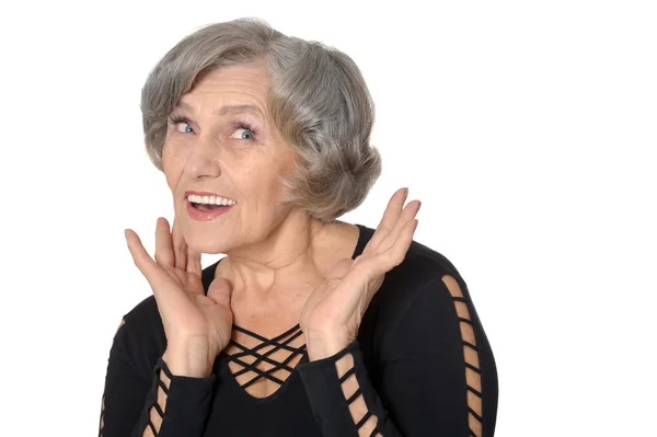 Happy senior lady — Stock Photo, Image