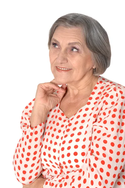 Elderly woman portrait — Stock Photo, Image