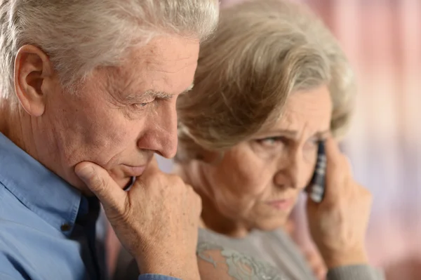 Retrato de una pareja de ancianos —  Fotos de Stock