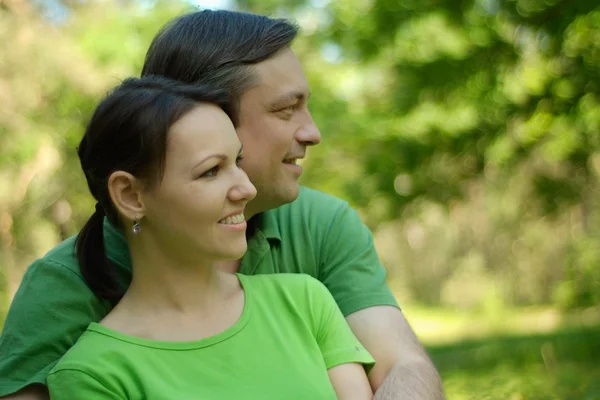 Vrouw en haar man — Stockfoto