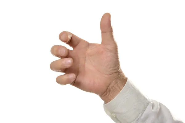 Hand som håller något — Stockfoto