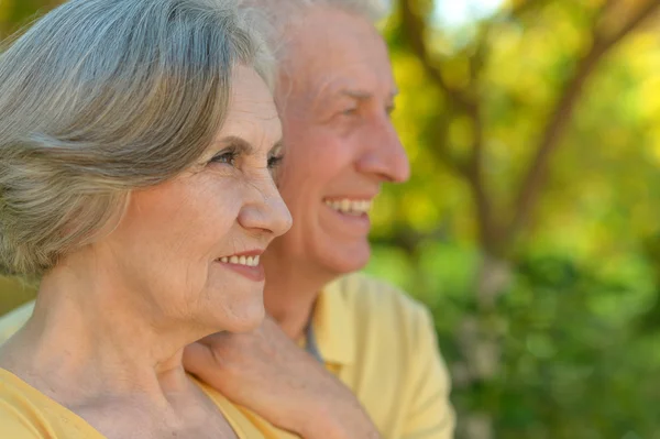 Feliz pareja de ancianos —  Fotos de Stock