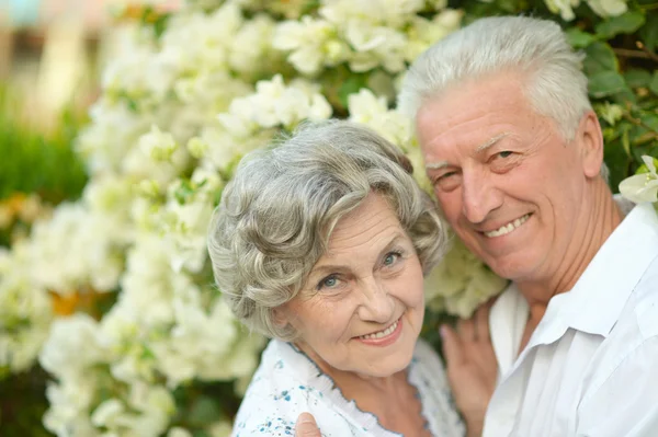 Gelukkige ouderling paar — Stockfoto