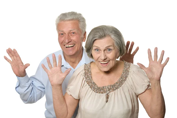 Felici anziani — Foto Stock