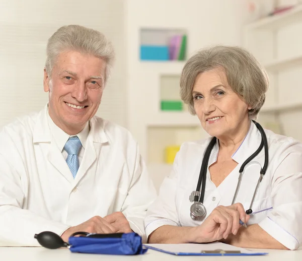 Elderly doctors — Stock Photo, Image