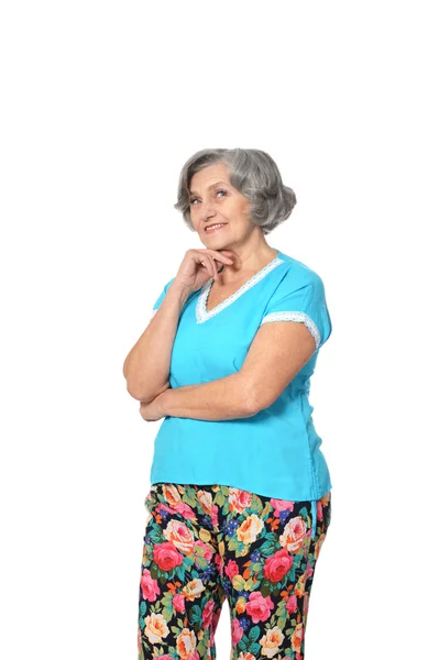 Smiling senior lady — Stock Photo, Image