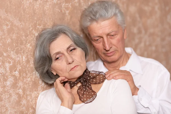 Portrait of an elder couple — Stock Photo, Image