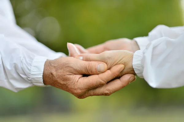 Two hands together — Stock Photo, Image