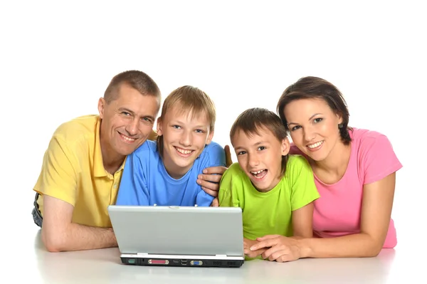 Friendly family resting — Stock Photo, Image