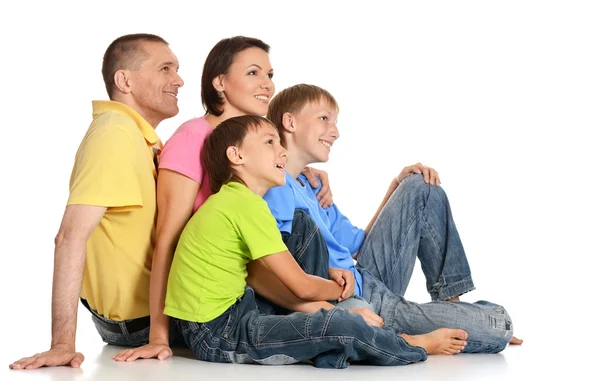 Großartige Menschen in hellen T-Shirts — Stockfoto