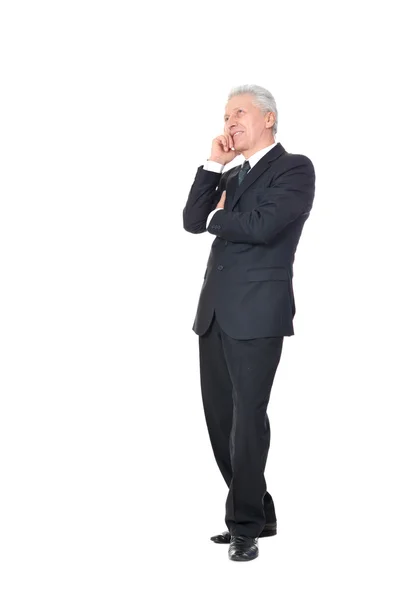 Thoughtful businessman — Stock Photo, Image