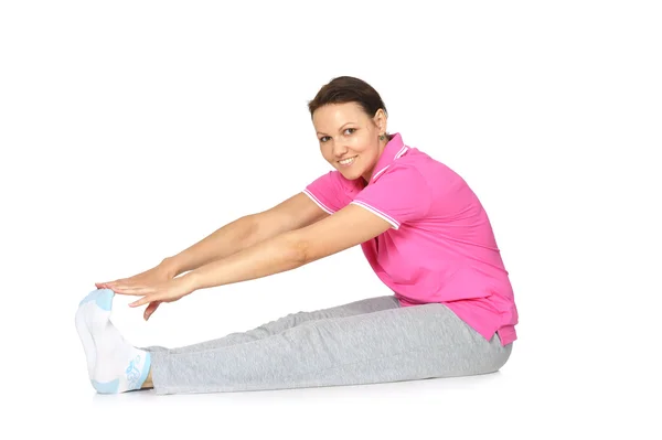 Woman doing yoga — Stock Photo, Image