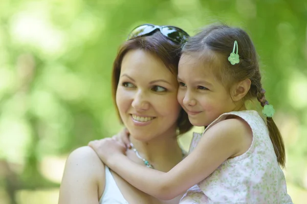 Madre con sua figlia — Foto Stock