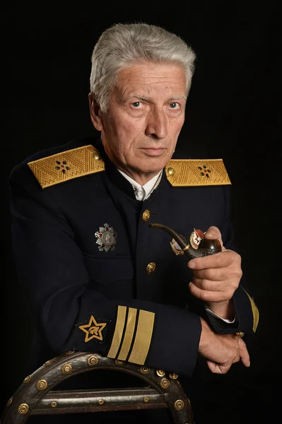 Militärisch reifer General — Stockfoto