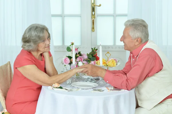 Beautiful elderly couple — Stock Photo, Image