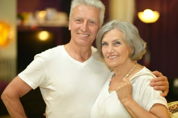 Beautiful elderly couple — Stock Photo, Image