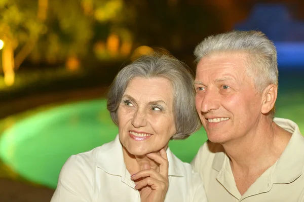 Beau couple âgé — Photo