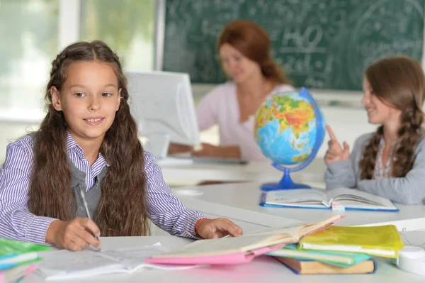 Leerlingen Die Klas Studeren — Stockfoto