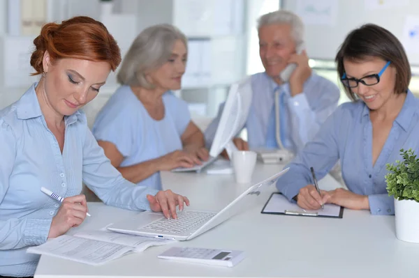 Collega Samen Werken Office — Stockfoto