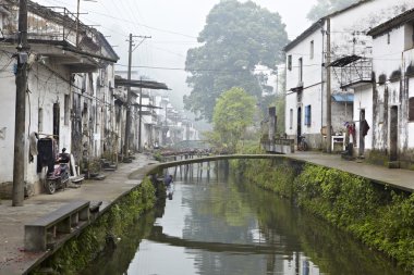 Jiangxi, Çin: wuyuan küçük bir köy