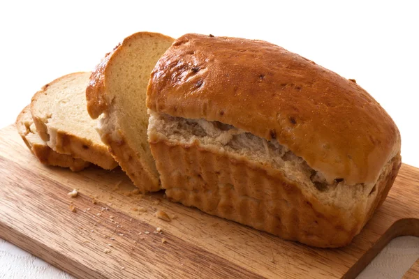 Pão fresco fatiado — Fotografia de Stock