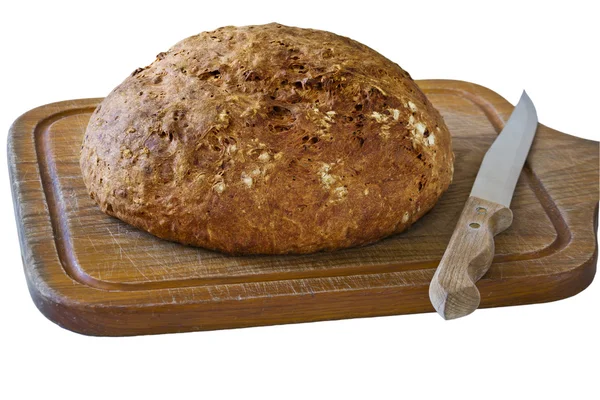 Pan y cuchillo —  Fotos de Stock