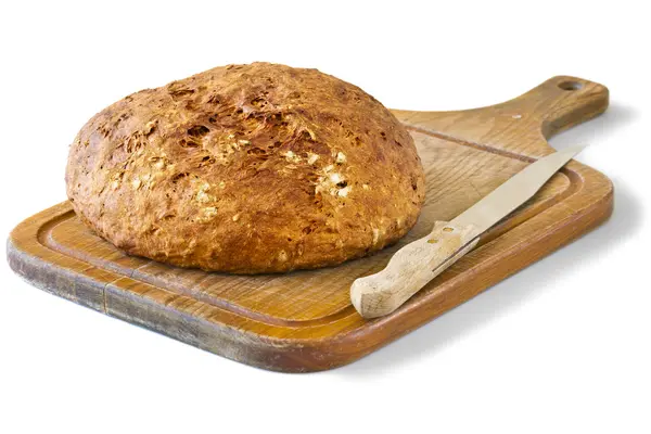面包和刀 — 图库照片
