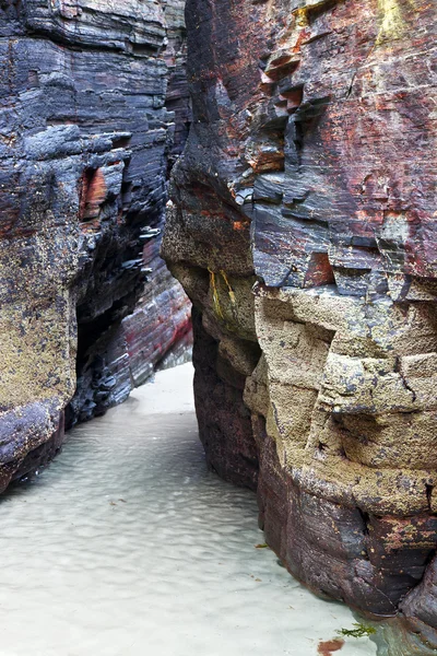 Catedrais olarak praia adlı oluşumları — Stok fotoğraf