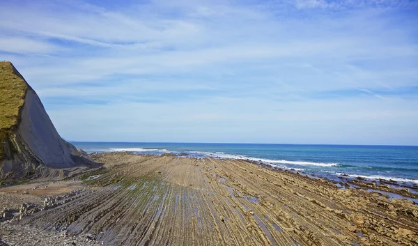 Flysch Sakoneta — Fotografia de Stock