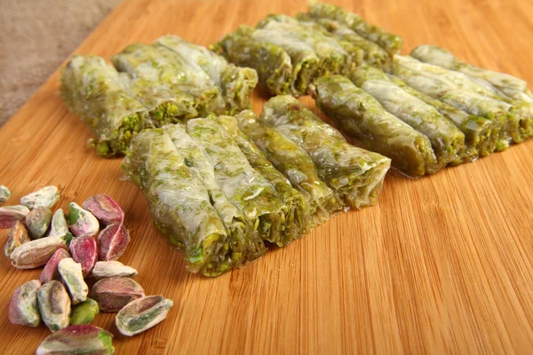 Princes with pistachio — Stock Photo, Image