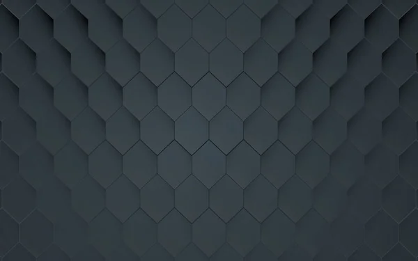 抽象灰色の六角形のパターンと未来的 技術的なデジタルコンセプトの背景 ベクターイラスト — ストックベクタ
