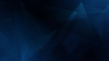 Soyut mavi geometrik arkaplan. Fütürist ve teknoloji kavramı. Vektör illüstrasyonu