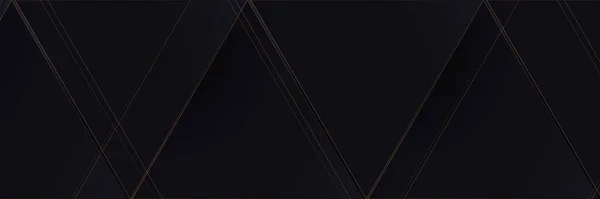 Abstrait Noir Triangles Forme Fond Luxe Fond Simple Site Web — Image vectorielle
