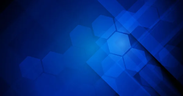 Абстрактний Синій Геометричний Футуристична Технологія Цифровий Концептуальний Фон Хай Тек — стоковий вектор