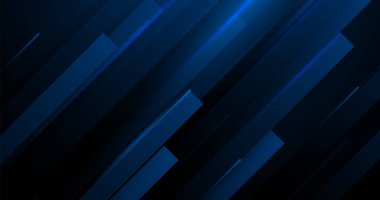 Soyut mavi çizgiler Futuristik teknoloji dijital yüksek teknoloji kavramı. Vektör illüstrasyonu