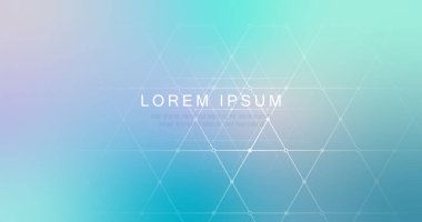 Beyaz üçgenlerin kesiştiği soyut renkli arkaplan. Vektör illüstrasyonu