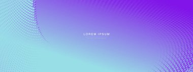 Soyut mavi ve mor yarım ton çizgileri dalgalı arkaplan. Fütürist teknoloji dijital yüksek teknoloji konsepti. Vektör illüstrasyonu